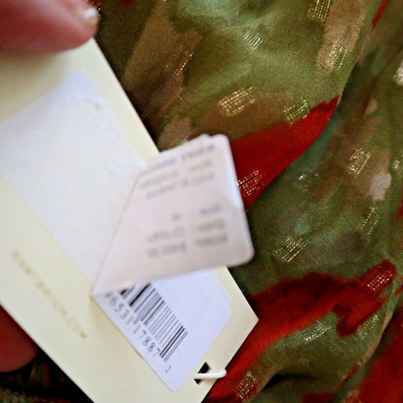 Ramy Brook A0822302 Women Sz M Clover Multi Sallie Off-Shoulder Mini Dress - Picture 7 of 13